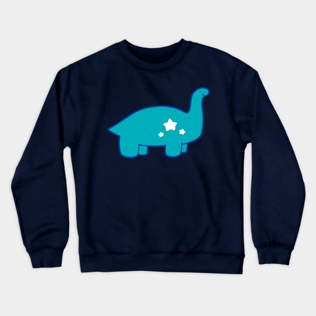 Cute Star Dino Crewneck Sweatshirt by saradaboru